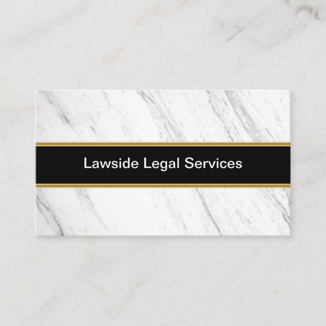 Tarjetas de presentación de abogados de la oficina (Anverso)