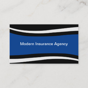 Tarjetas de presentación de agencia de seguros mod