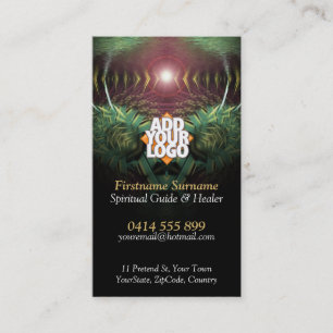 Tarjetas de presentación de arte fractal de fantas