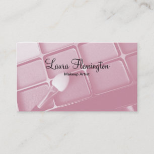 Tarjetas de presentación de artista de maquillaje