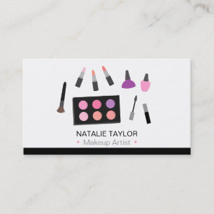 Tarjetas de presentación de artistas de maquillaje