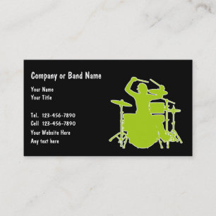 Tarjetas de presentación de banda de música