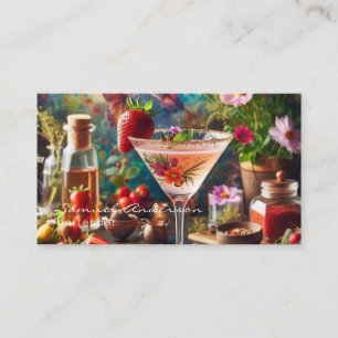 Tarjetas de presentación de barman