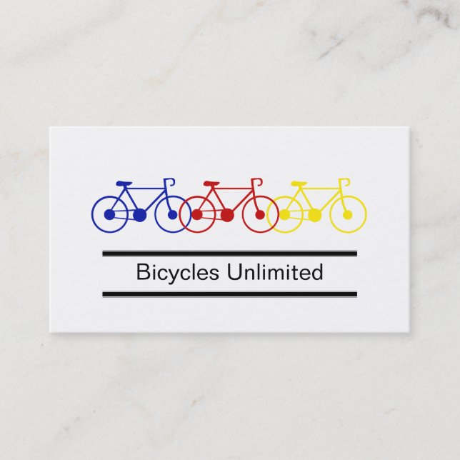 Tarjetas de presentación de bicicletas (Anverso)