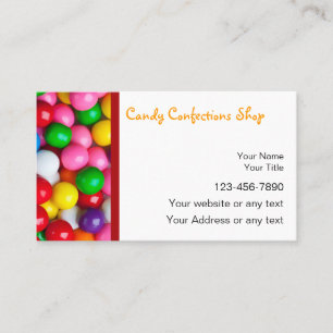 Tarjetas de presentación de Candy