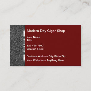 Tarjetas de presentación de Classy Cigar Smoke Sho