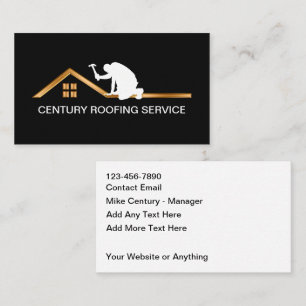 Tarjetas de presentación de Classy Roofing And Con