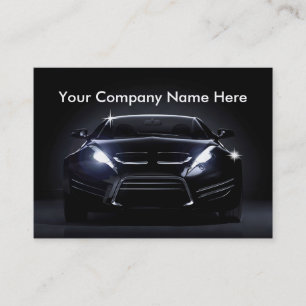 Tarjetas de presentación de coche genial