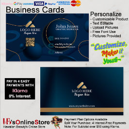 Tarjetas de presentación de código QR de burbujas