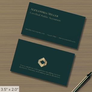 Tarjetas de presentación de Contabilidad Finance c