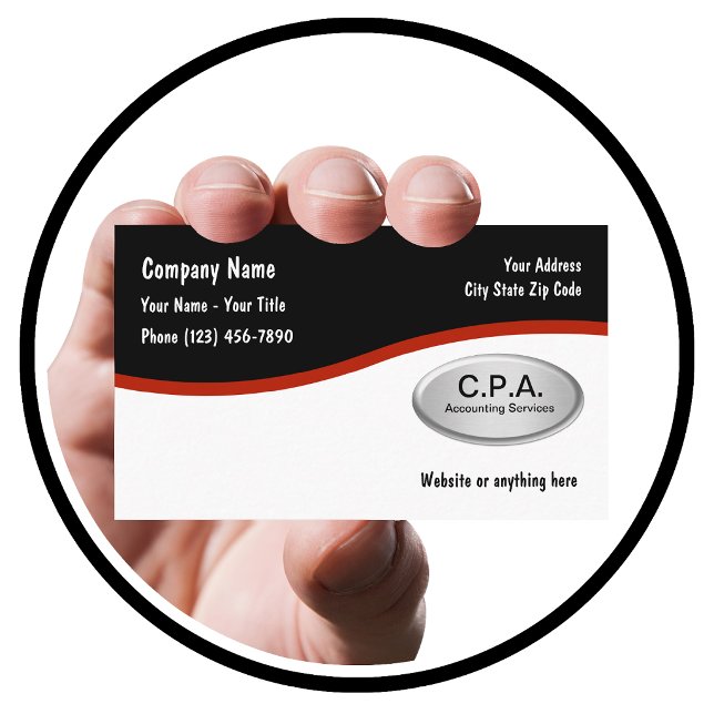 Tarjetas de presentación de contador CPA (Subido por el creador)