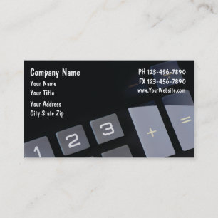 Tarjetas de presentación de contadores