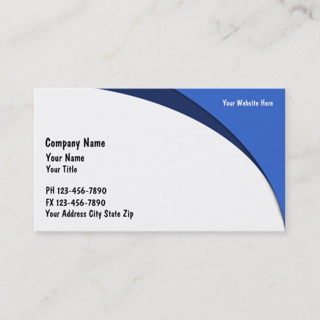 Tarjetas de presentación de contadores (Anverso)