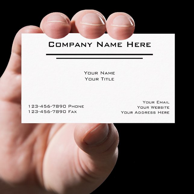 Tarjetas de presentación de contadores simples (Subido por el creador)