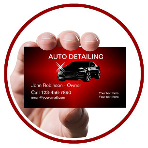 Tarjetas de presentación de Cool Auto Detailing