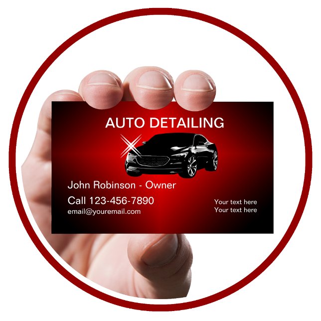 Tarjetas de presentación de Cool Auto Detailing (Subido por el creador)