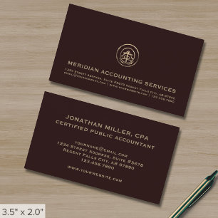 Tarjetas de presentación de cuentas