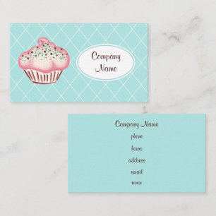 Tarjetas de presentación de Cupcake