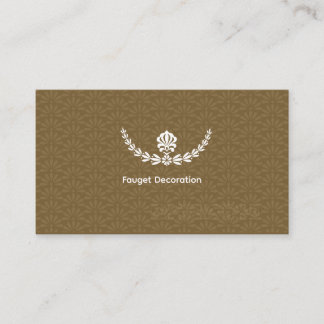 Tarjetas de presentación de decoración de grifo si