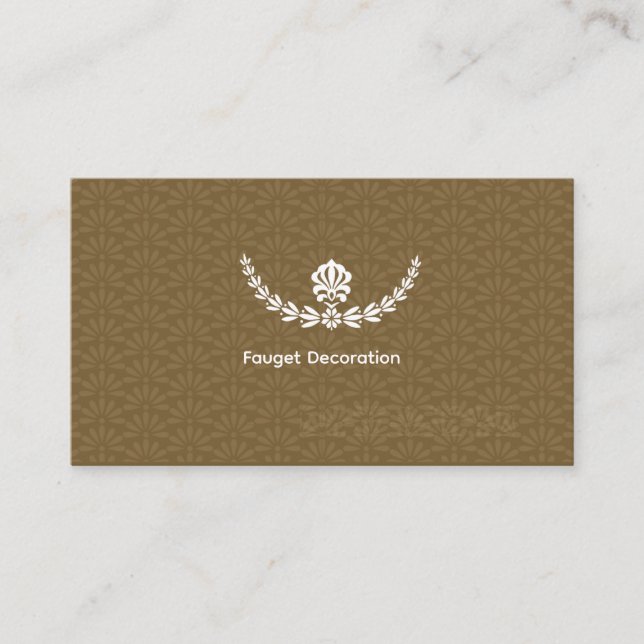 Tarjetas de presentación de decoración de grifo si (Anverso)