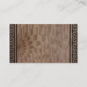 Tarjetas de presentación de diseño Aztec Brown