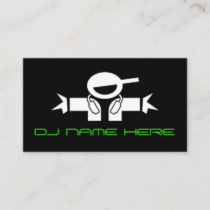 Tarjetas de presentación de DJ