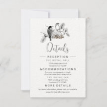 Tarjetas de presentación de Dusty Blue Whimsical W