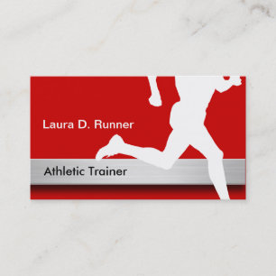 Tarjetas de Presentación de Entrenador Atlético