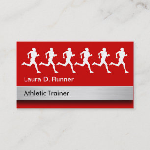 Tarjetas de Presentación de Entrenador Atlético
