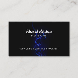 Tarjetas de presentación de eslóganes eléctricos