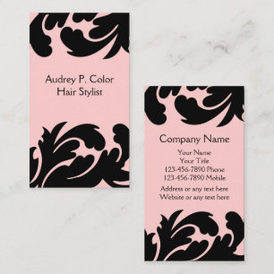 Tarjetas de presentación de estilistas de cabello