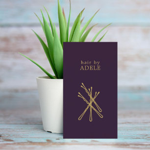 Tarjetas de presentación de estilistas de cabello 