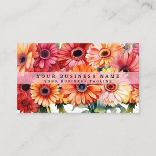 Tarjetas de presentación de flores de margaritas G