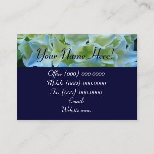 Tarjetas de presentación de flores personalizadas 