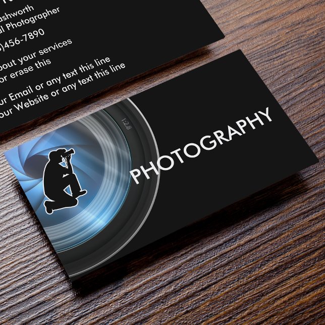 Tarjetas de presentación de fotografía (Subido por el creador)