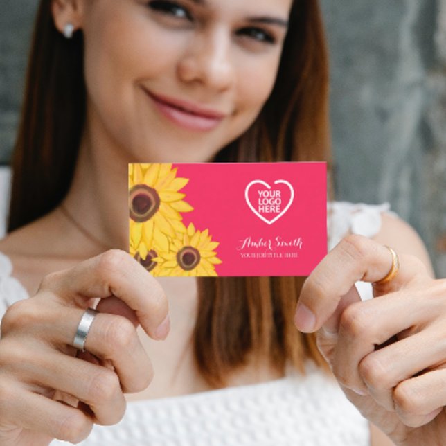 Tarjetas de presentación de girasoles Iconos de re (Subido por el creador)