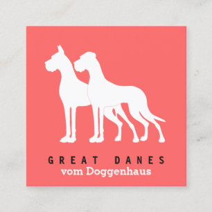 Tarjetas de presentación de Grandes Daneses