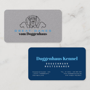 Tarjetas de presentación de Great Danes