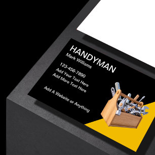 Tarjetas de presentación de Handyman Toolbox