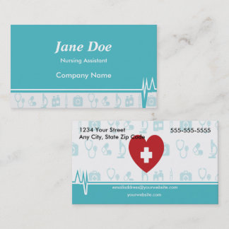 Tarjetas de presentación de Heartbeat Care Medical