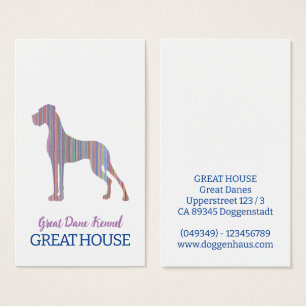 Tarjetas de presentación de ilustración de Gran Da