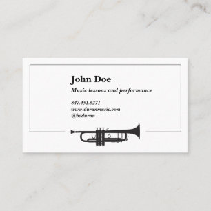 Tarjetas de presentación de Ilustracion Trumpet