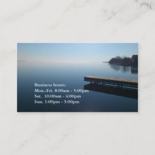 tarjetas de presentación de imágenes en paisajes