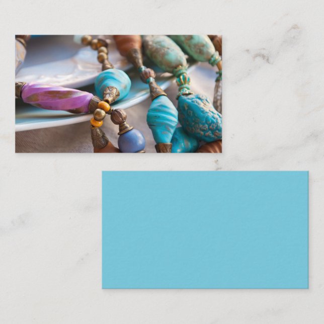 Tarjetas de presentación de joyas (Anverso / Reverso)