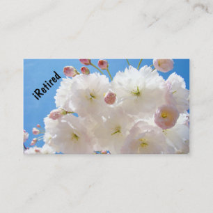 Tarjetas de Presentación de Jubilación Personal Fl