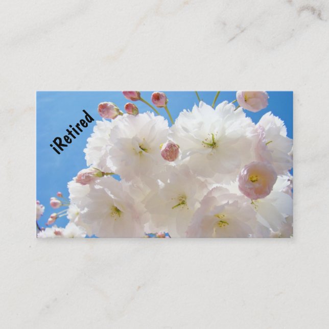 Tarjetas de Presentación de Jubilación Personal Fl (Anverso)