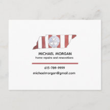 tarjetas de presentación de la bandera del estado 