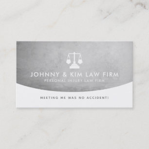 Tarjetas de presentación de la firma de abogados d