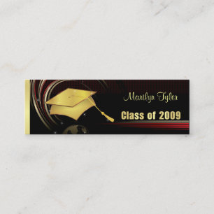 Tarjetas de presentación de la graduación - clas