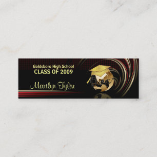 Tarjetas de presentación de la graduación - clas